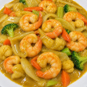 Curry King Prawn with Veggies