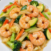 King Prawns with Veges