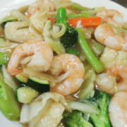 King Prawns with Veges